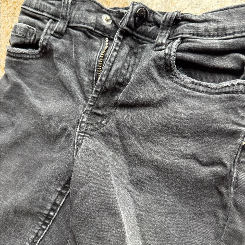 Zara Boys Black Denim Jean Shorts